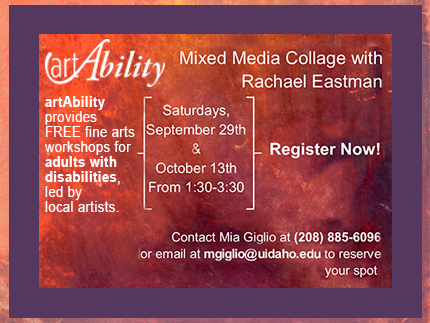 Fall Art Ability workshops for 2018 are available for registration.
