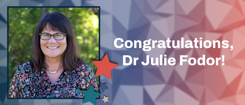 Congrats Dr Julie Fodor!