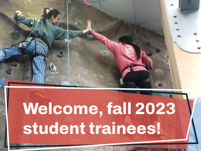 Welcome, fall 2023 student trainees!