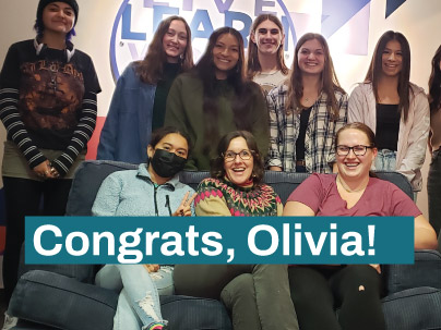 Congratulations, Olivia Lebens!