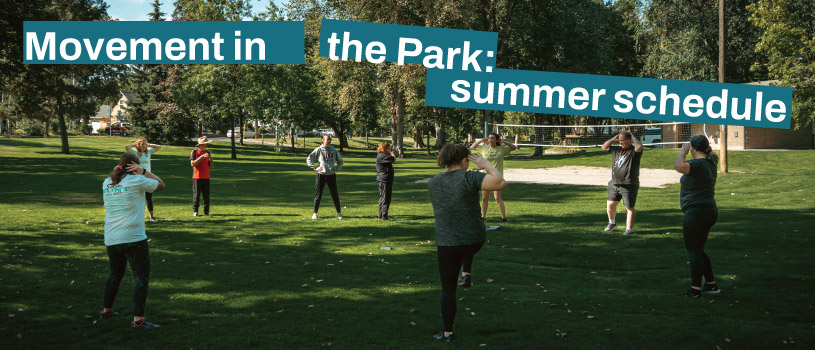 Movement in the Park: Summer Schedule
