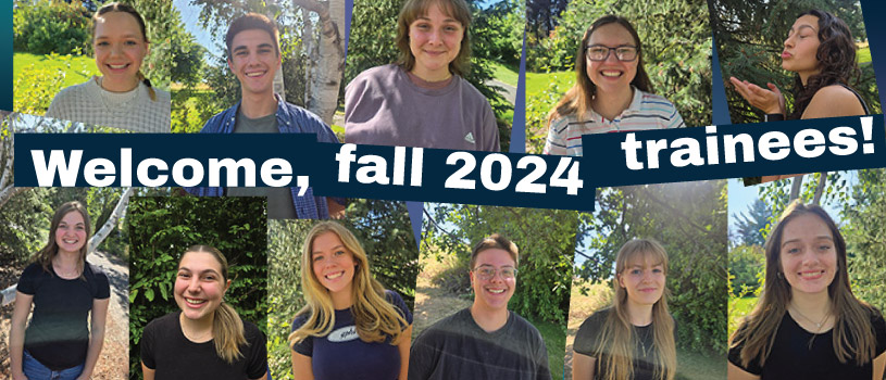 Welcome, fall 2024 trainees