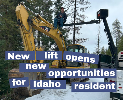 New lift opens new opportunities for Idaho resident