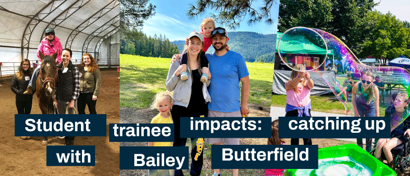 Student trainee impacts: catching up with Bailey Butterfield