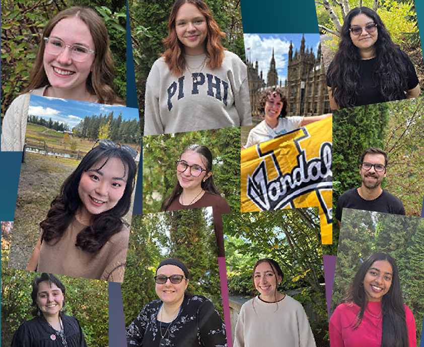 Individual profile pictures of CDHD student trainees against a blue background.