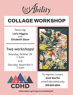 artAbility October 29 and November 5, 2022 workshops