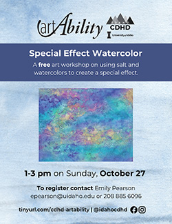 Special Effect Watercolor workshop, Oct 27