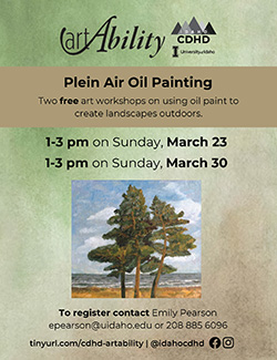 Plein Air Oil Painting workshops, March 23 and 30
