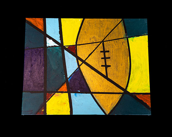 Sunday Night Football. Go Eagles! Click to enlarge.